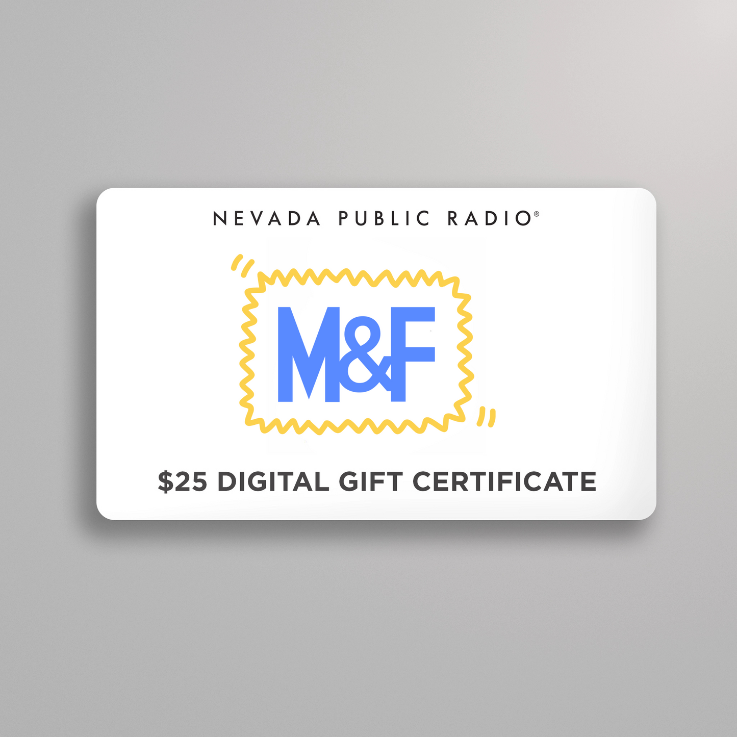 $25 Makers & Finders Certificate