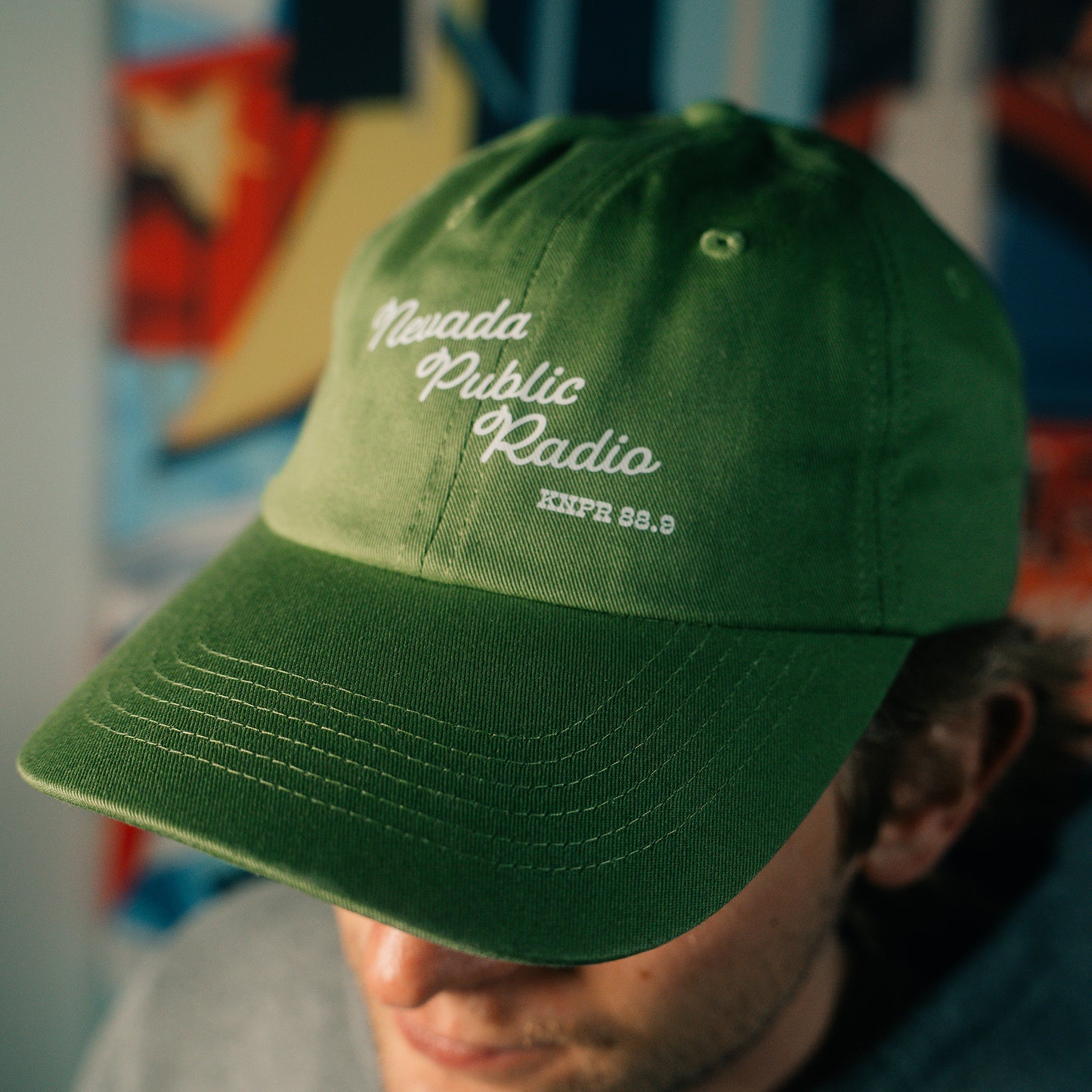 KNPR Green Baseball Cap